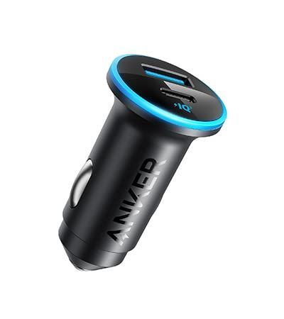 【在庫処分】コンパクトサイズ】iPhone / Galaxy 3.0搭載 【PowerIQ Android カーチャージャー) スマートフォン USB-C 2ポート ノートPC 52.5W PD対応 iPad (USB 各種 (52.5W) Charger そ