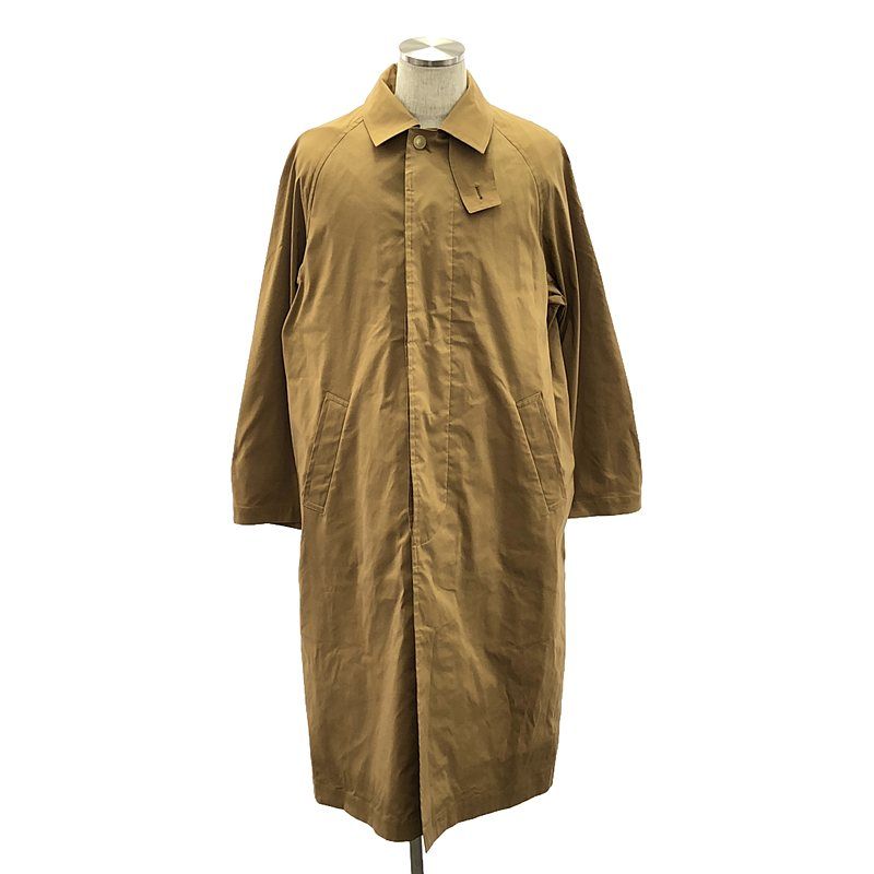 【美品】  AURALEE / オーラリー | × スタイリスト私物 チンストラップ ステンカラー オーバー コート / 着脱可カシミヤ混ライナー付き | 5 | CAMEL BEIGE | メンズ