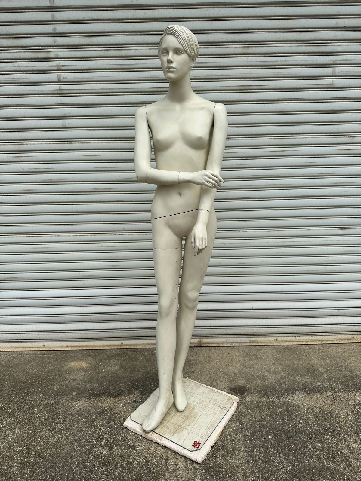 制作ベース)アート・オブジェ制作用ベース 女性マネキン6（匿名配送