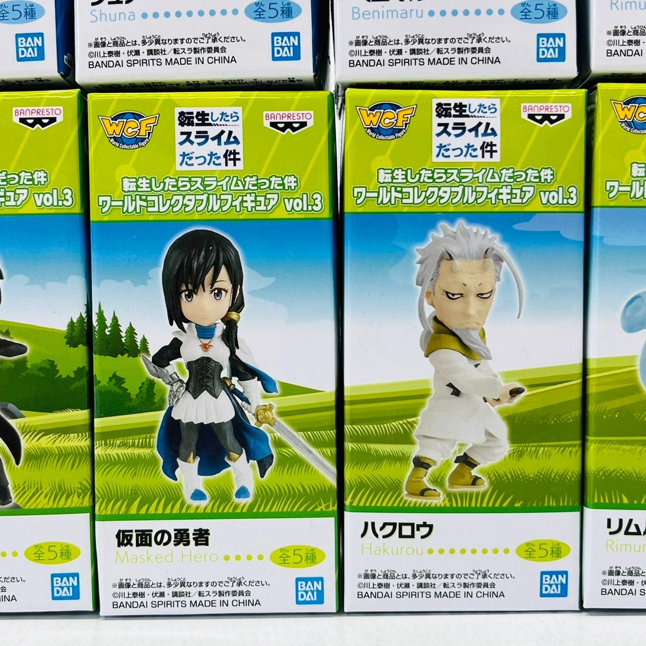 転生したらスライムだった件　ワールドコレクタブルフィギュアvol.1〜3 ワールドコレクタブル フィギュア 転生したらスライムだった件