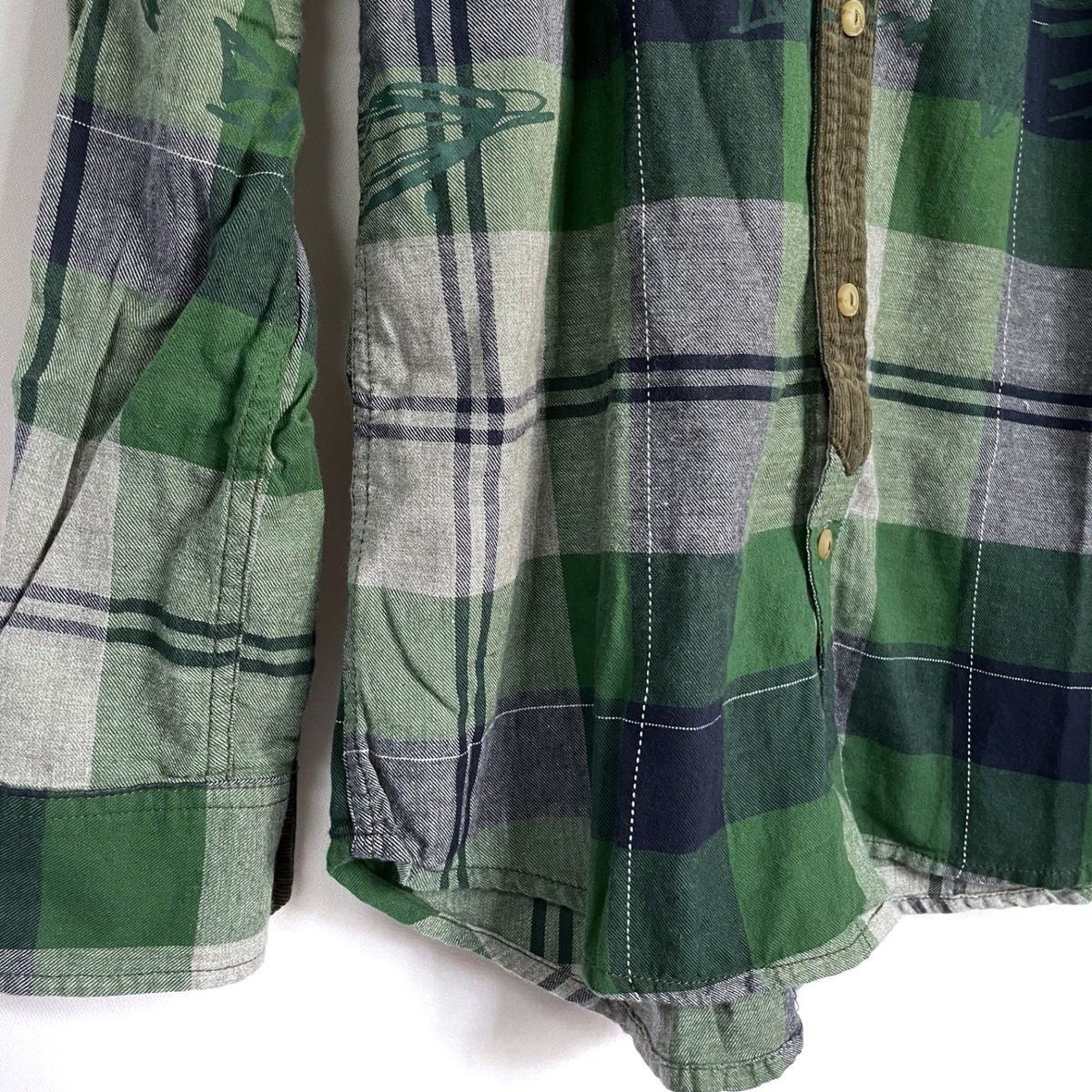 Desigual(デシグアル) 長袖シャツ サイズL メンズ美品 - カーキ