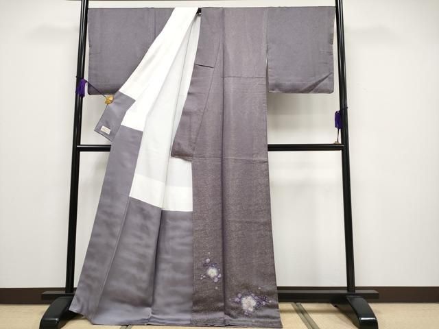 平和屋本店□極上 久保田一竹 幻の辻が花 色留訪問着 金通し地 やまと  