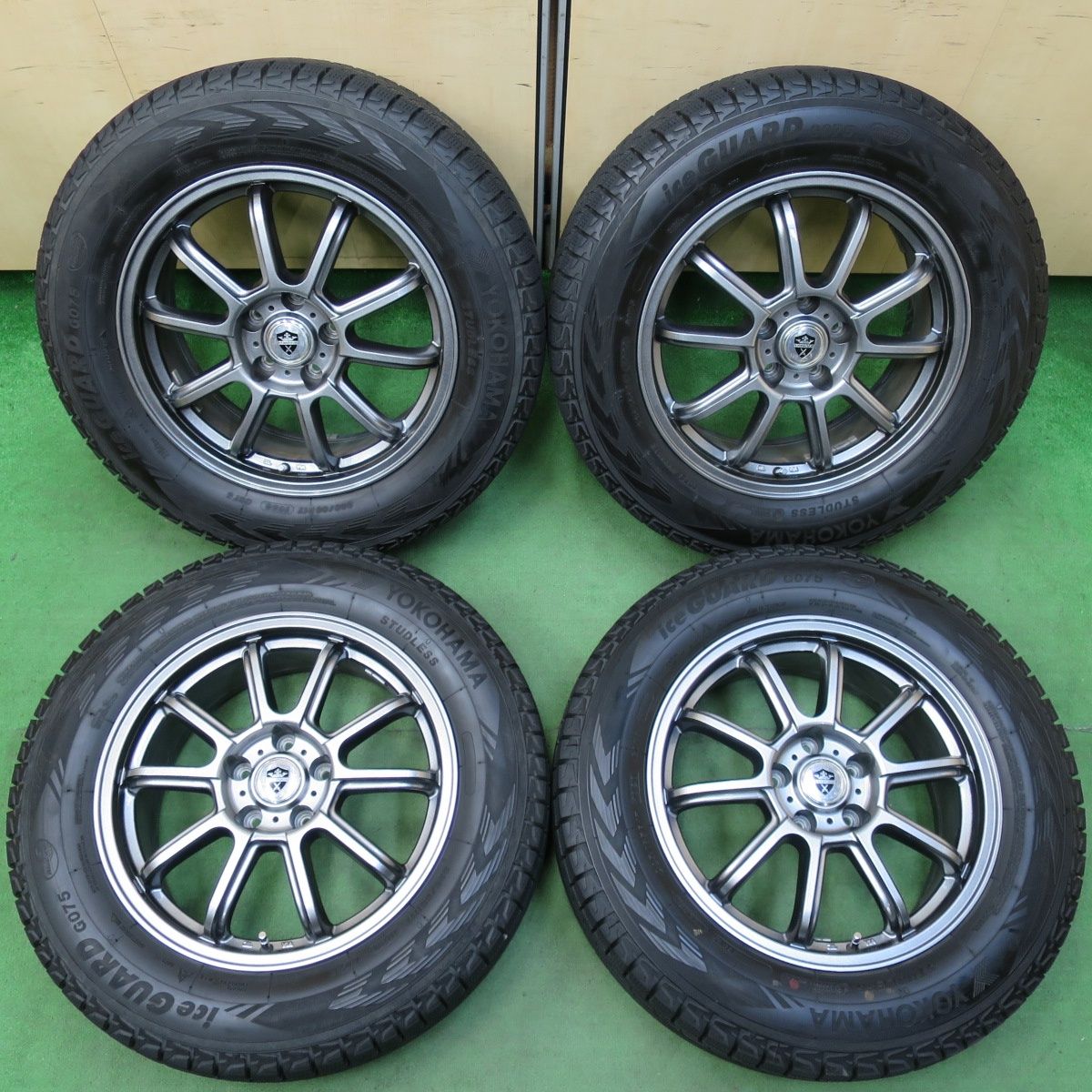 ESTROSA 17インチ スタッドレスタイヤ 2023年製 YOKOHAMAスタッドレスタイヤ エステローザ17インチホイールセット