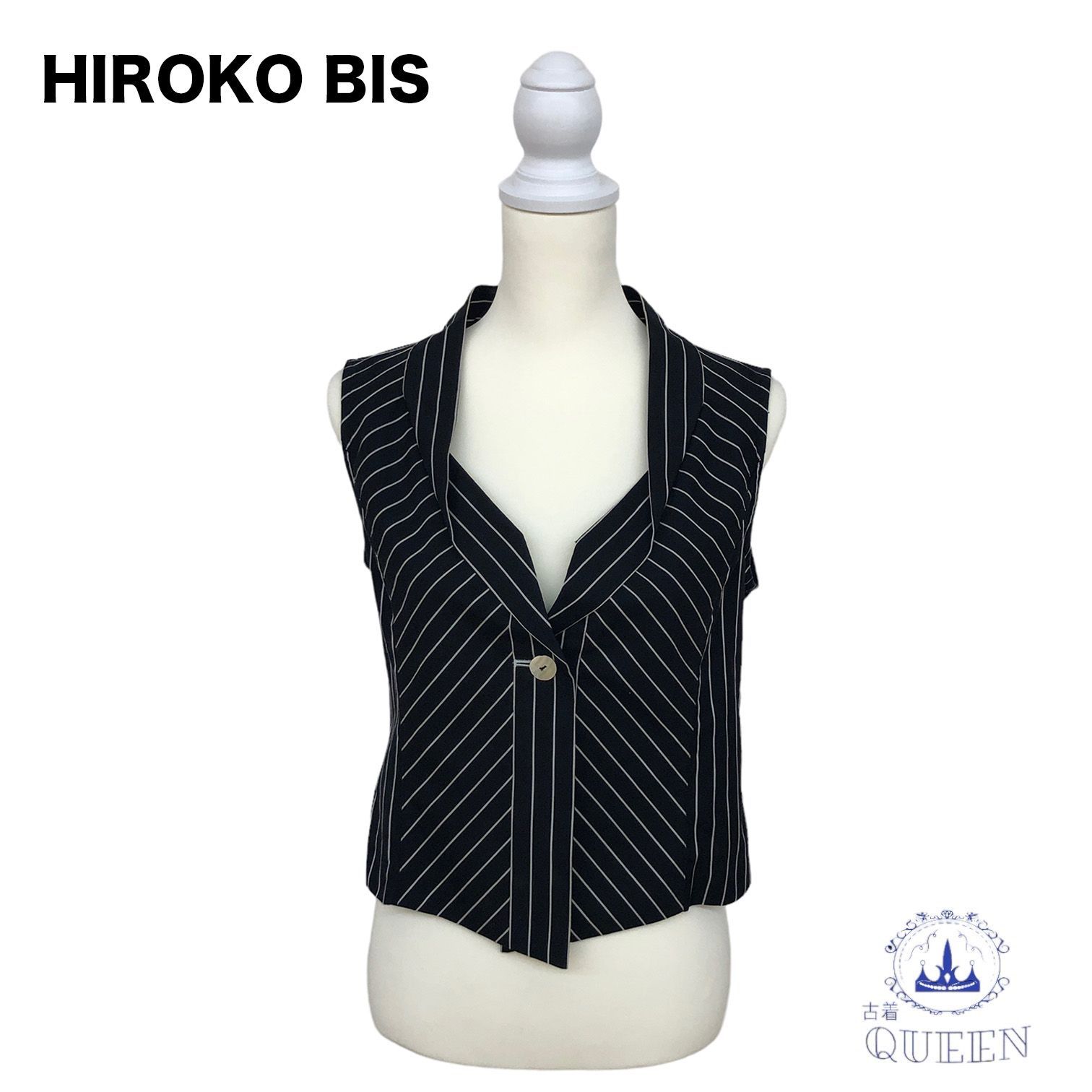 HIROKO BIS ヒロコビス トップス ベスト ジレ リボン レディース-