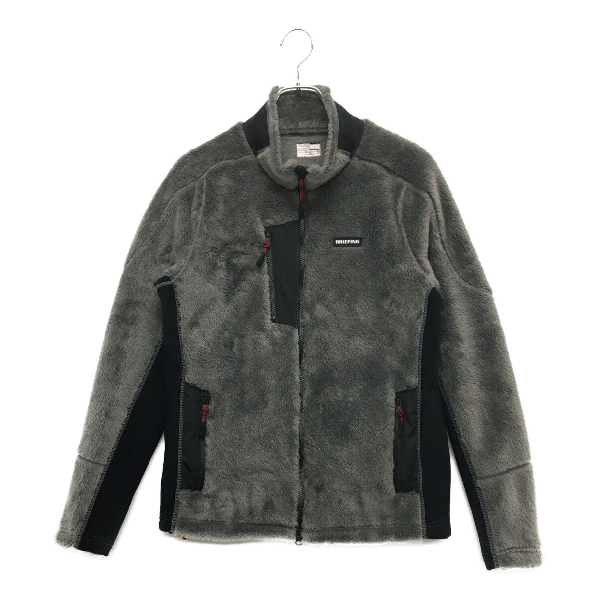 BRIEFING - coco 中古 ブリーフィング BRIEFING メンズ フルジップアウター M グレー ボア素材 防寒 BRIEFING - coco 中古 ブリーフィング BRIEFING メンズ