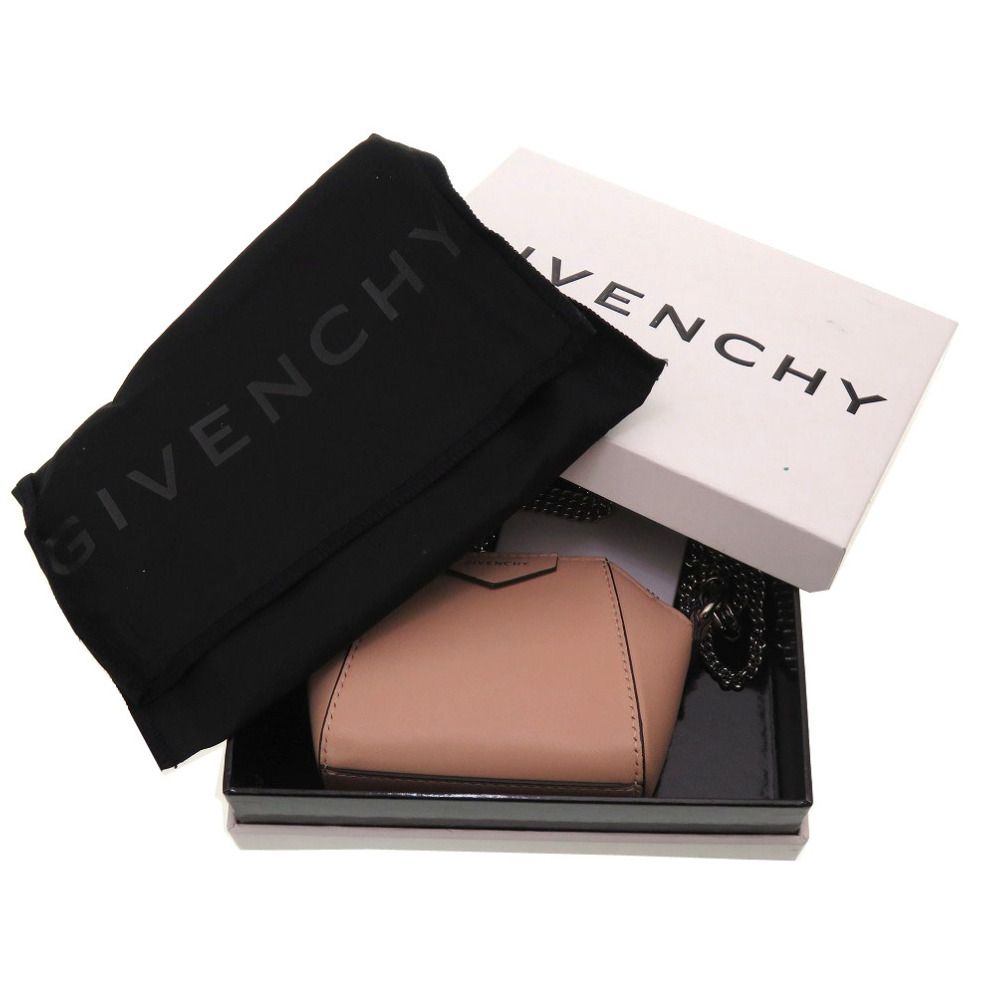 未使用 ジバンシィ ベイビーアンティゴナ BB60D7B0XN レザー ピンク チェーン ショルダーバッグ 0135【中古】GIVENCHY 未使用 ジバンシィ ベイビーアンティゴナ BB60D7B0XN レザー ピンク
