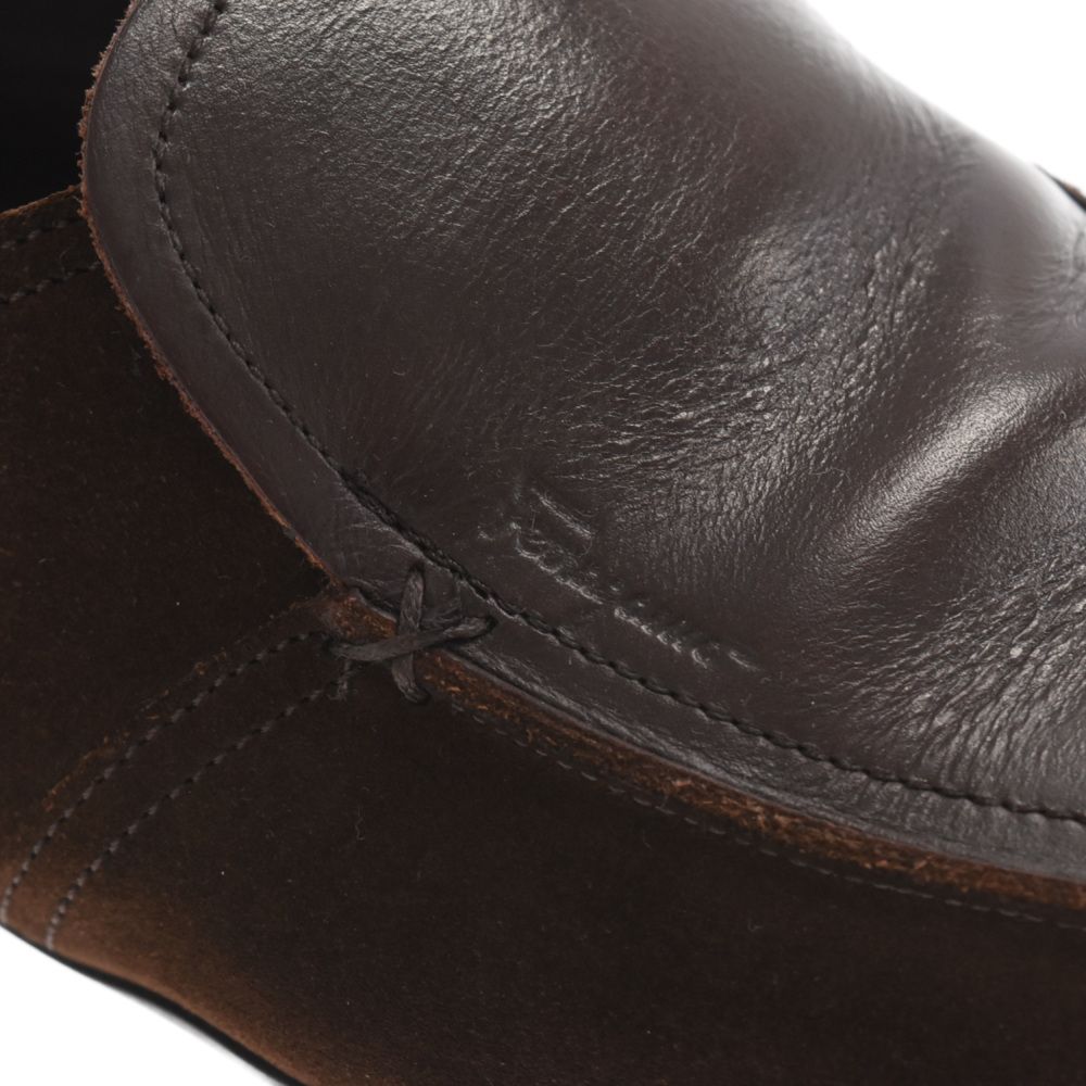 Salvatore Ferragamo サルヴァトーレ フェラガモ SUEDE CALF HICKORY 2 CALF スウェード カーフ ヒッコリー 2 カーフ ローファー レザーシューズ ブラウン