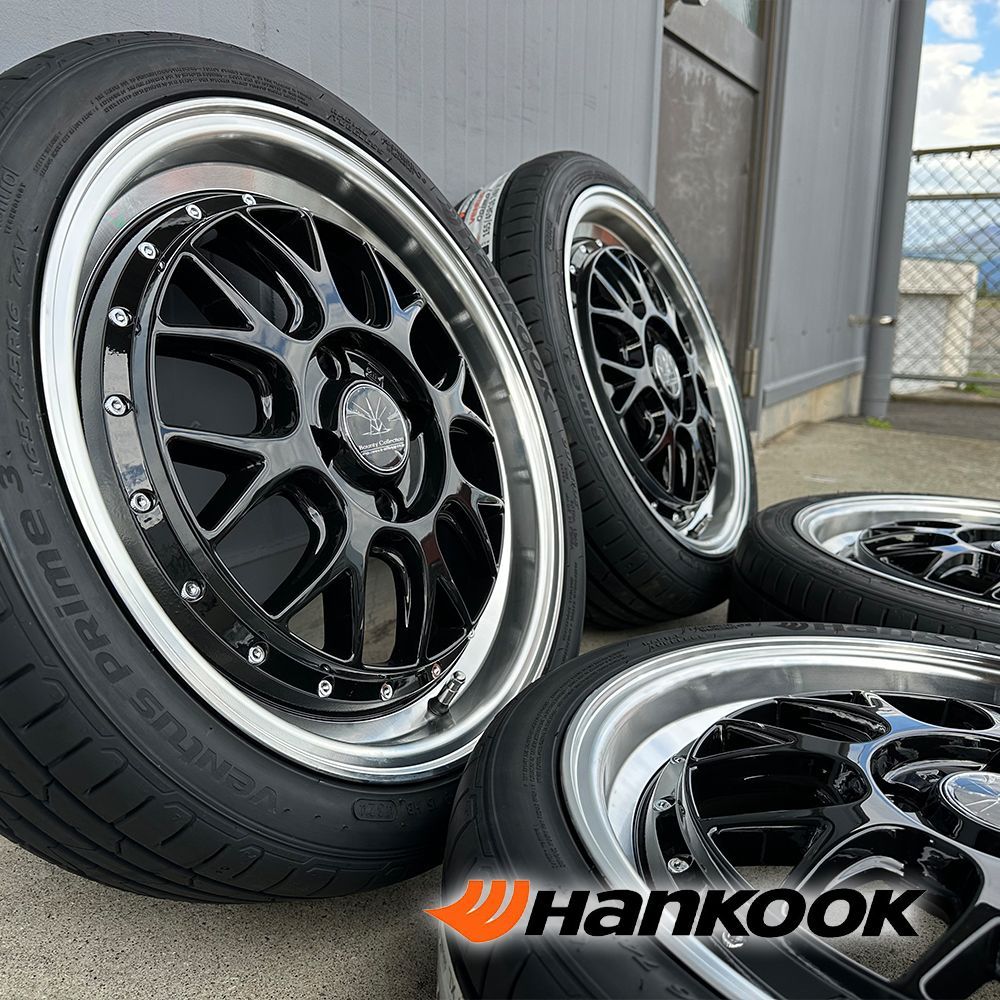 軽自動車全般 サマータイヤ N-BOX タント ワゴンR ハイゼット Hankook ハンコック K125 165 45R16 4本セット タイヤホイールセット Bounty Collection BD00 TRITUETUBI_COM
