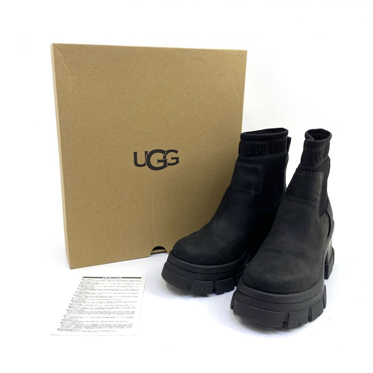UGG アグ BROOKLYN CHELSEA ブルックリン チェルシー 1148730 US7 24cm 箱有 レディース