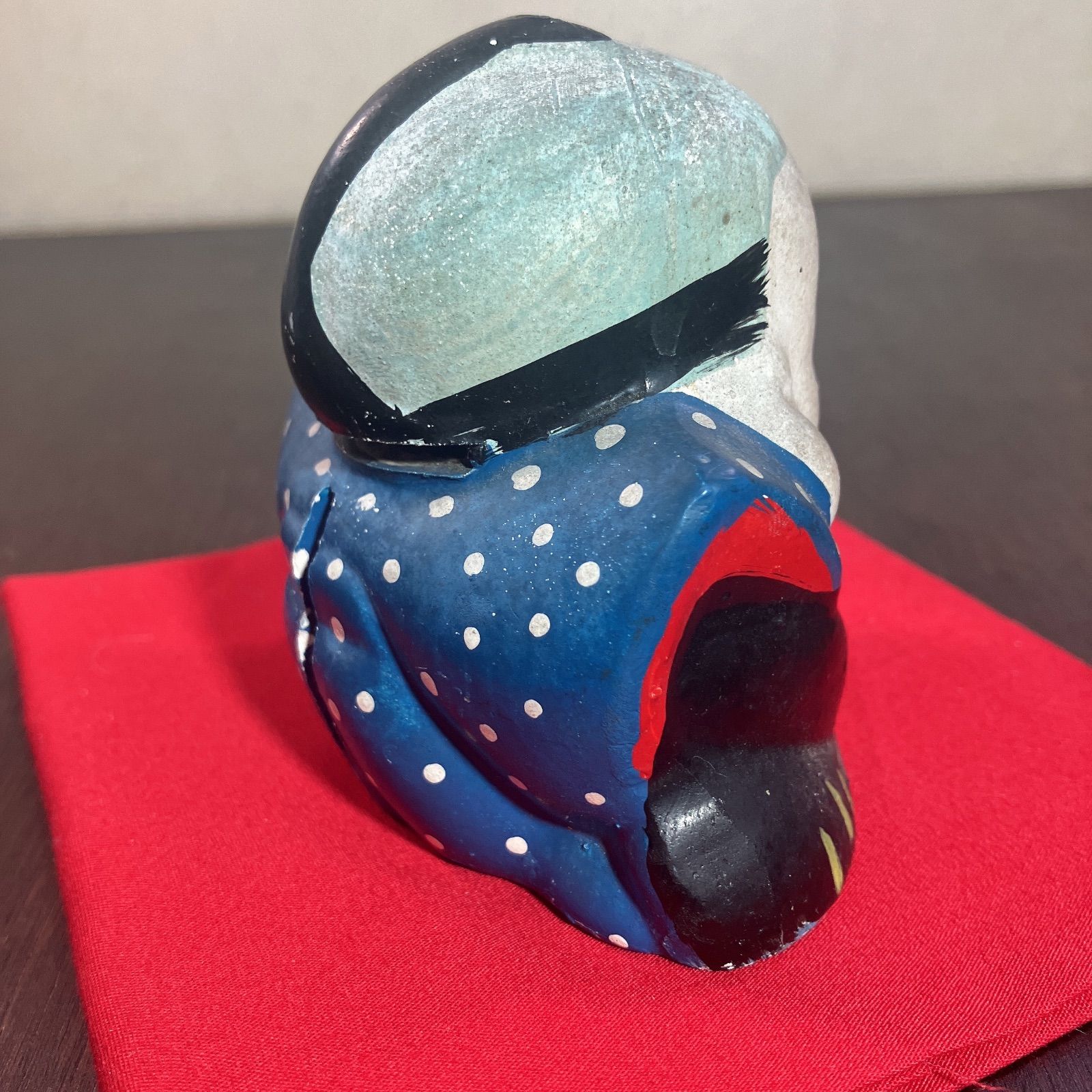福助　置物　縁起物　陶器　貯金箱　　　　　骨董品　アンティーク　レトロ 福助 置物 縁起物 陶器 貯金箱 骨董品 アンティーク レトロ