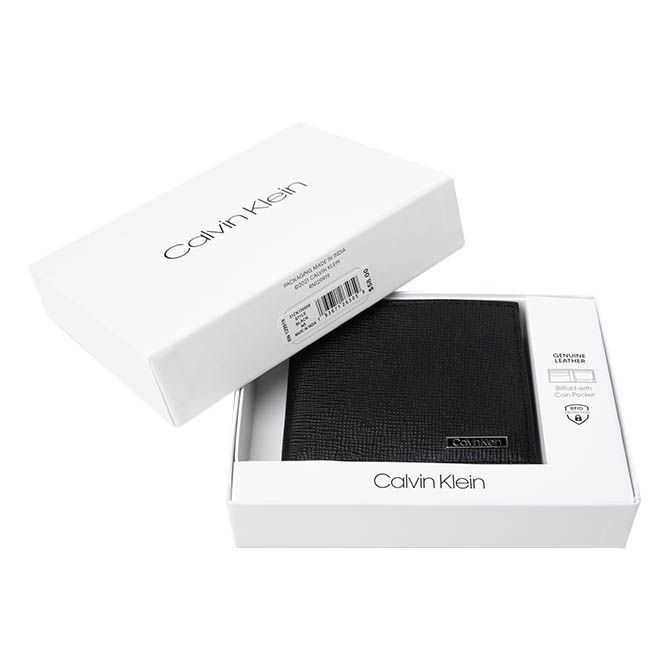 カルバン・クライン 専属BOX入り 2つ折り財布 レザー メンズ 31ck130009 31cke13013 Calvin Klein