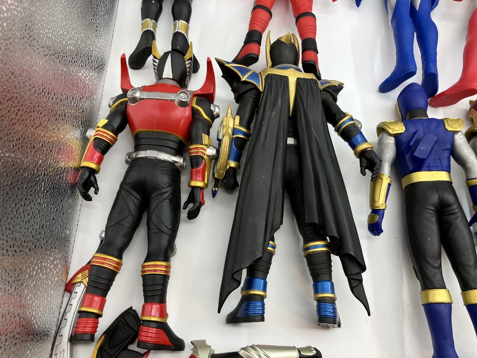 ソフビ、 レンジャー・仮<!-利用不可文字-!>ライダー フィギュアセット 
