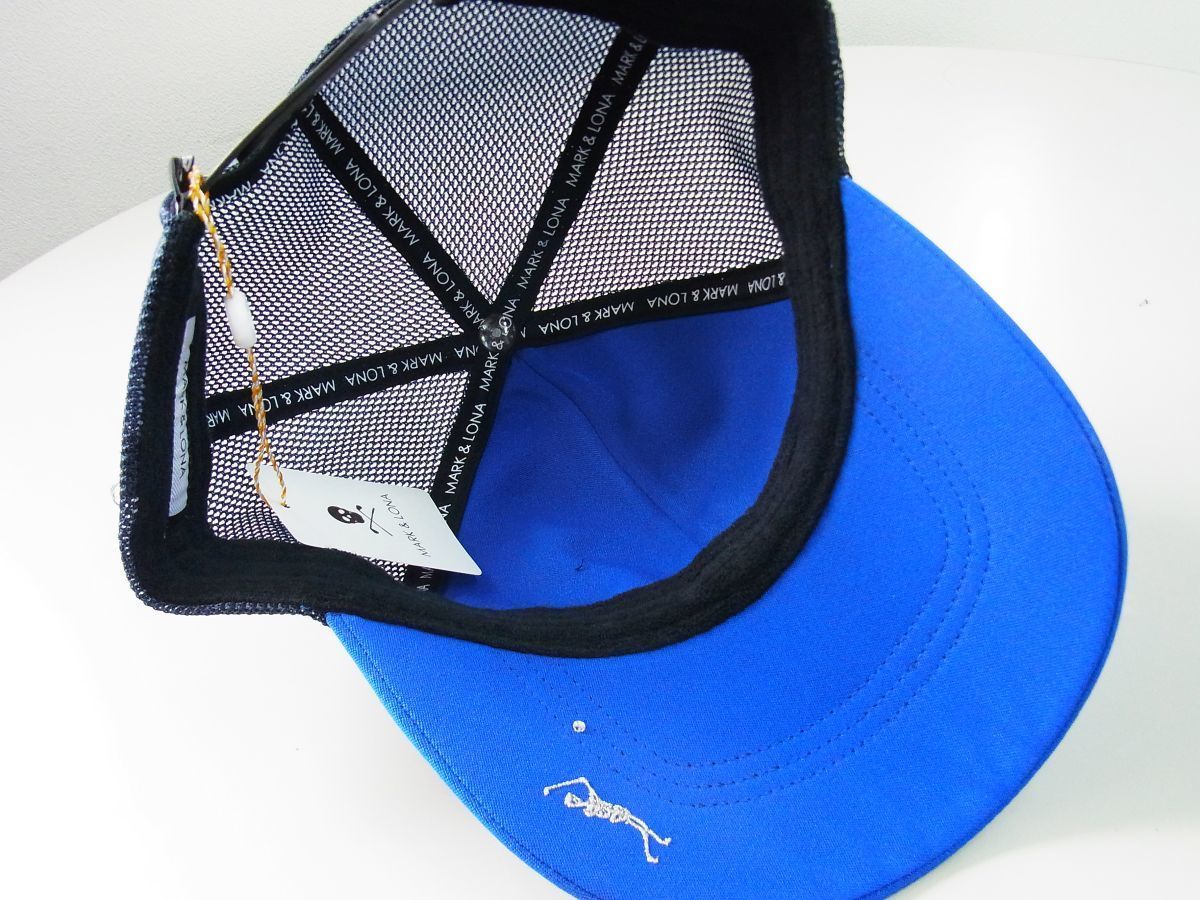 MARK&LONA マーク&ロナ Pala Mesh Cap FR ブルー - Mark&CO - メルカリ