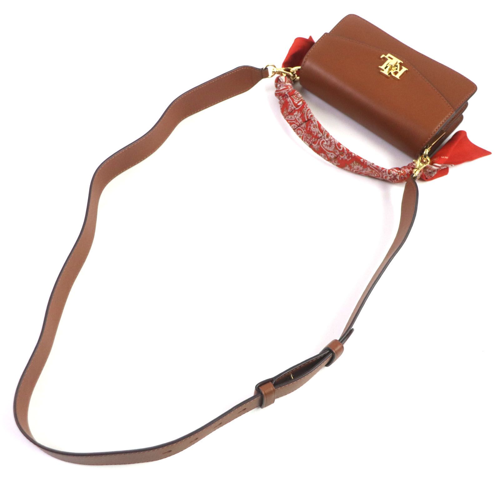 極美品▽RALPH LAUREN ラルフローレン スカーフトリム スモールTayler 
