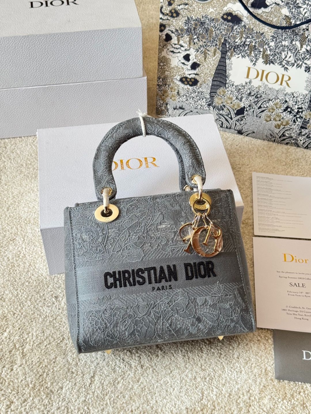 ☆ヴィンテージ☆DIOR☆ LADY D-LITE トートバッグ Lady D-Lite - Bags | DIOR