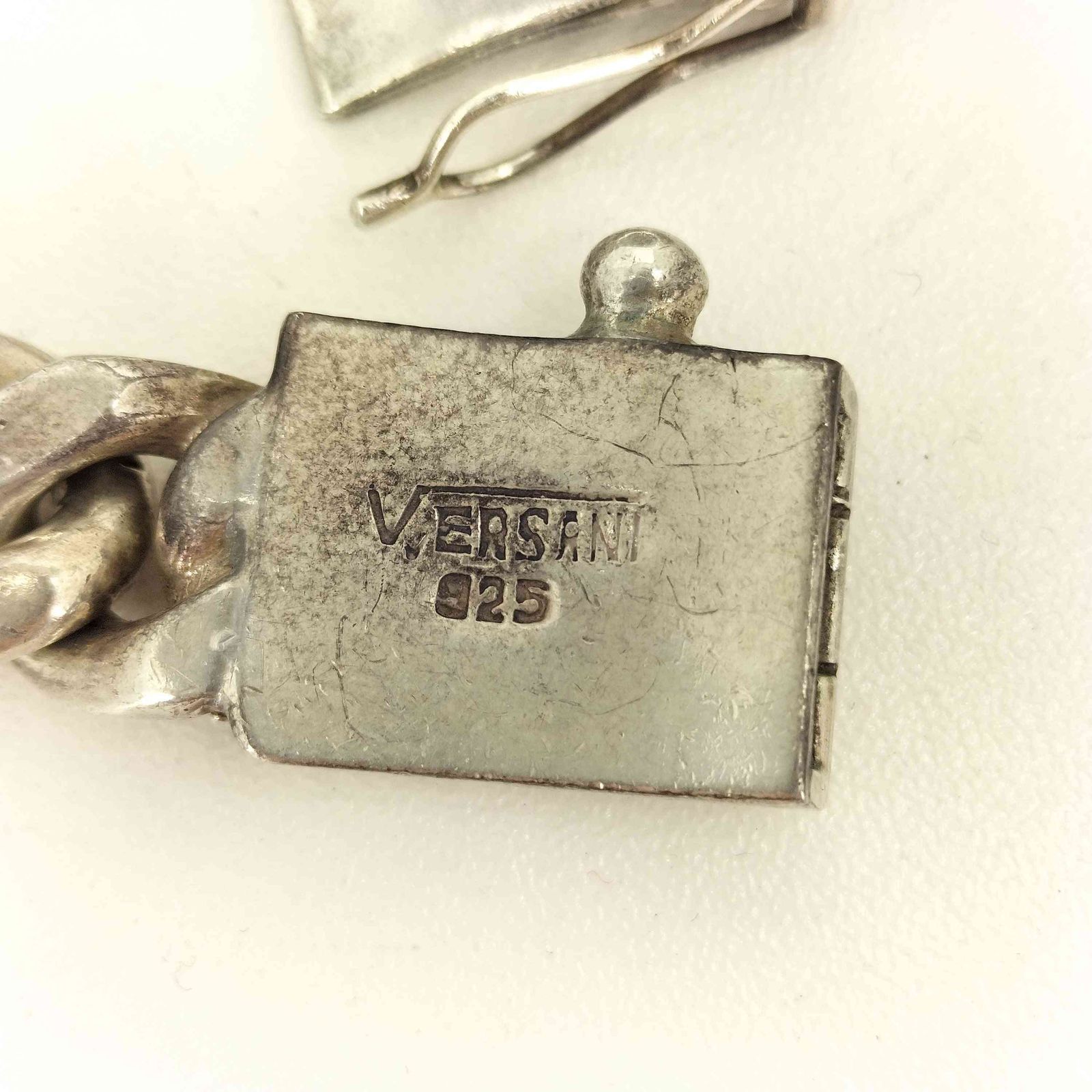 ユーズドフルギ USED古着 925刻印 クラウン チェーン ブレスレット 