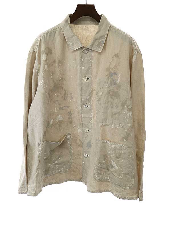 Porter Classic ポータークラシック 22AW VINTAGE LINEN CHEVAL SHORT JACKET CUSTOM  ヴィンテーシュバルショートジャケット アイボリー XL - メルカリ