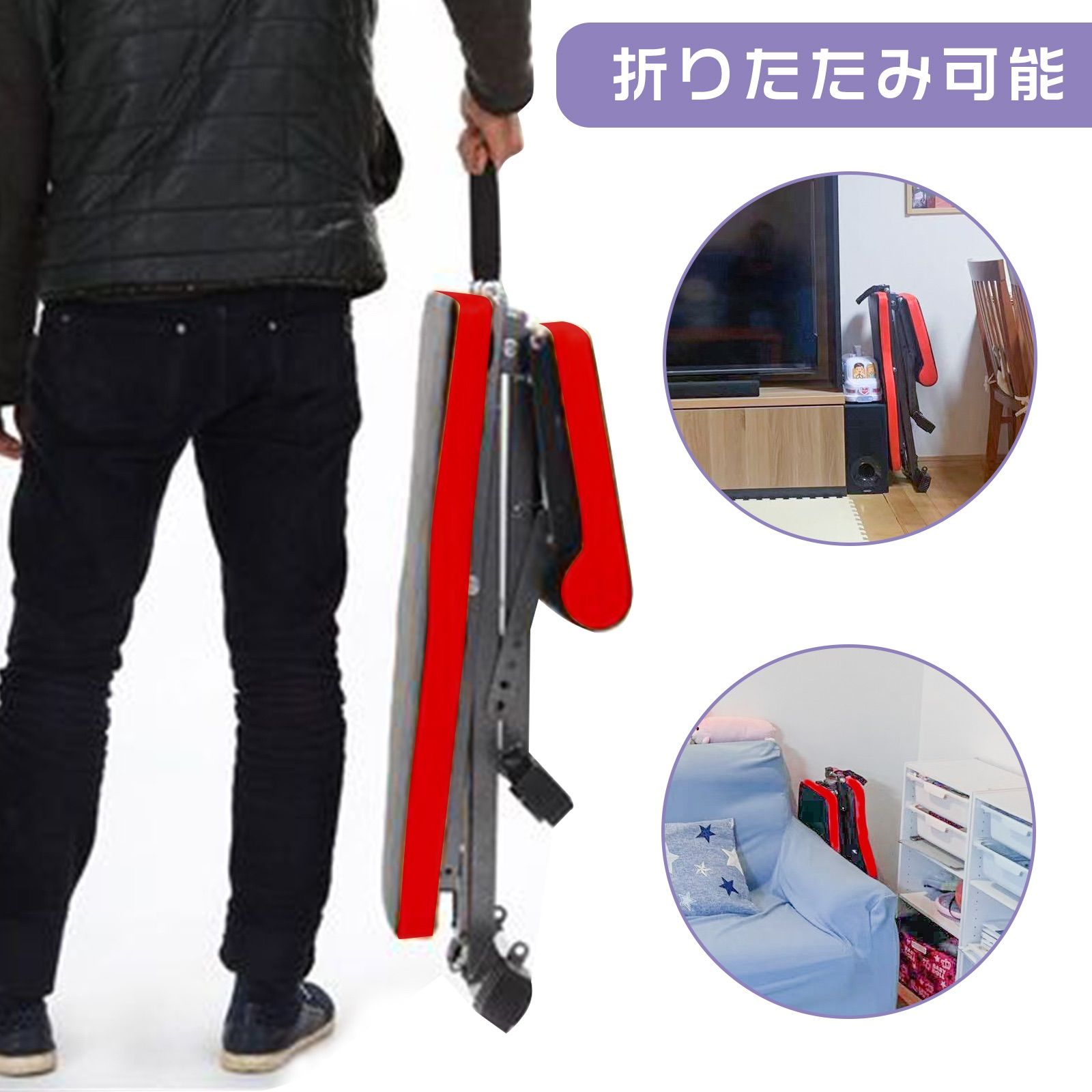 トレーニングベンチ フラットインクラインベンチ ヘッドレスト付き 