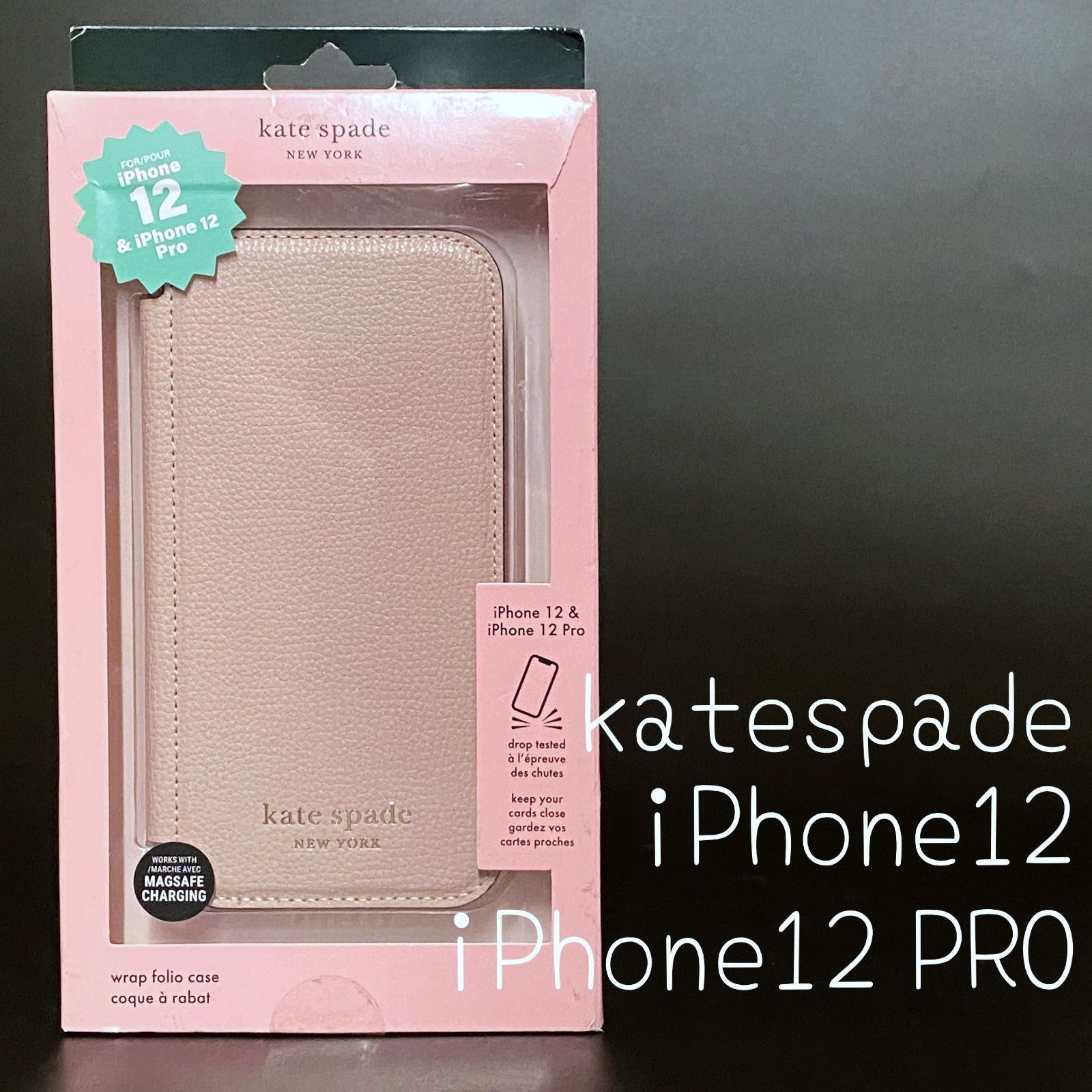 新品✨iPhone 12 12pro 手帳型 ケイトスペード Amazon.co.jp: kate