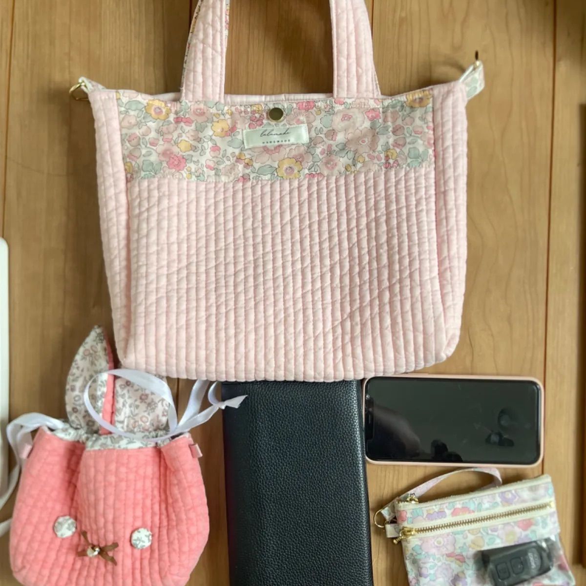 ハンドメイド ヌビトートバッグ ショルダーバッグ 2way リバティ