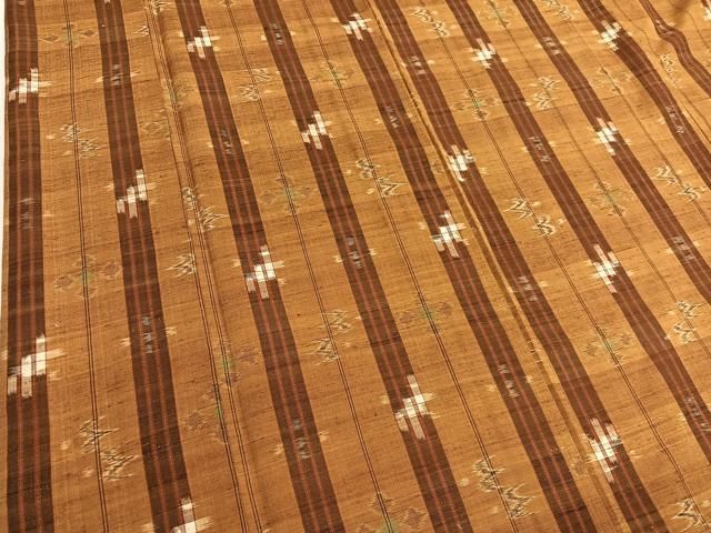 平和屋着物○上質な紬 琉球絣文様 正絹 逸品 BAAT3191hv - メルカリ 