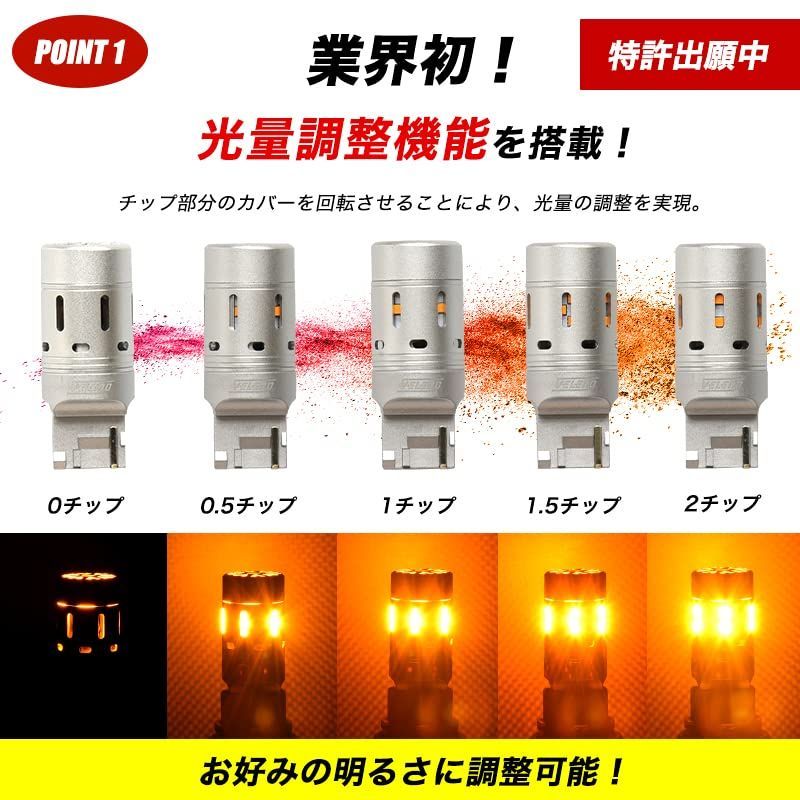 新品 VELENO LED ウインカー アンバー 1300lm 明るさ調整可能 新品 VELENO LED ウインカー アンバー 1300lm 明るさ調整可能