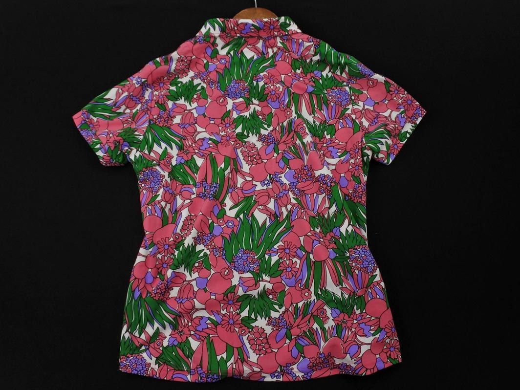 23区 GOLF 23区 ゴルフ 花柄 ポロシャツ size3/ピンクx緑x白