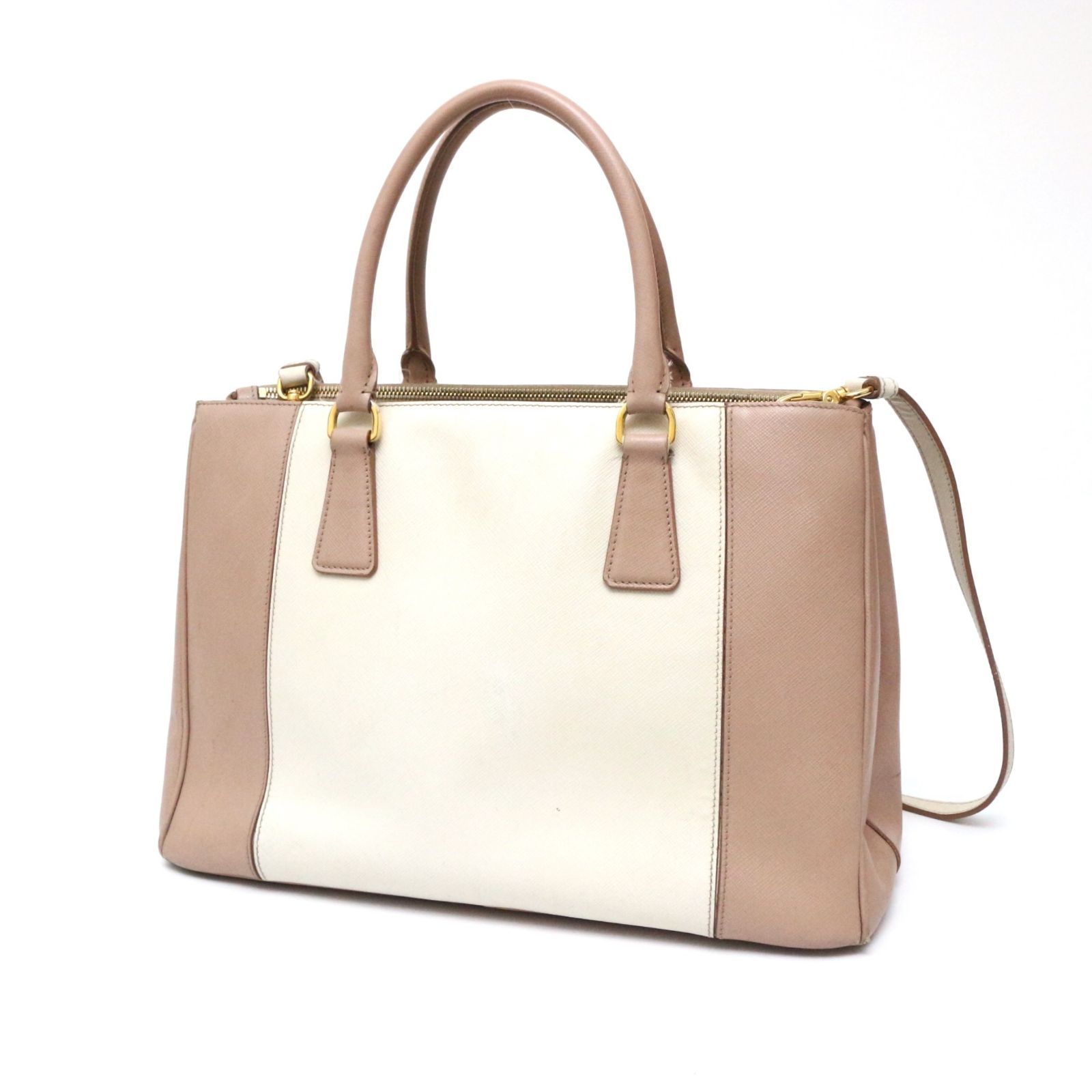 【人気モデル】プラダ サフィアーノ ガレリア ハンドバッグ 2way ベージュ PRADA プラダ サフィアーノ ガレリア ハンドバッグ 2way ベージュ