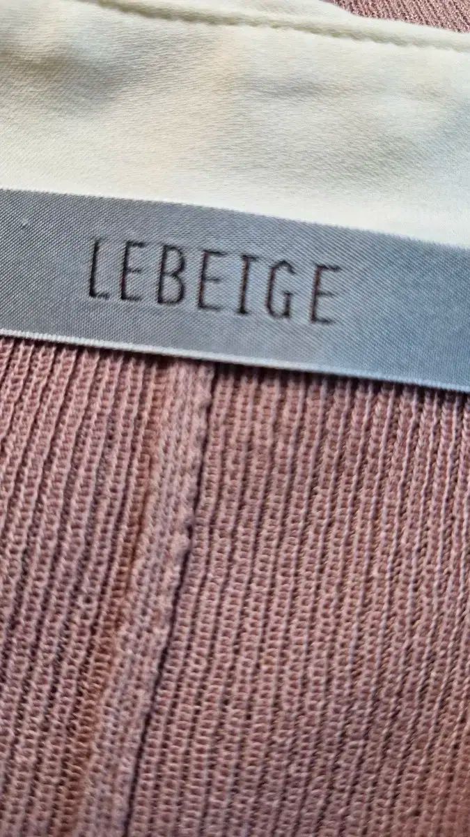LEBEIGE オーバーフィットレーヨン素材ニット|