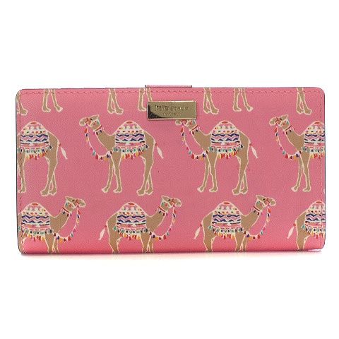 ケイトスペード KATE SPADE spice things up camel march stacy 長財布