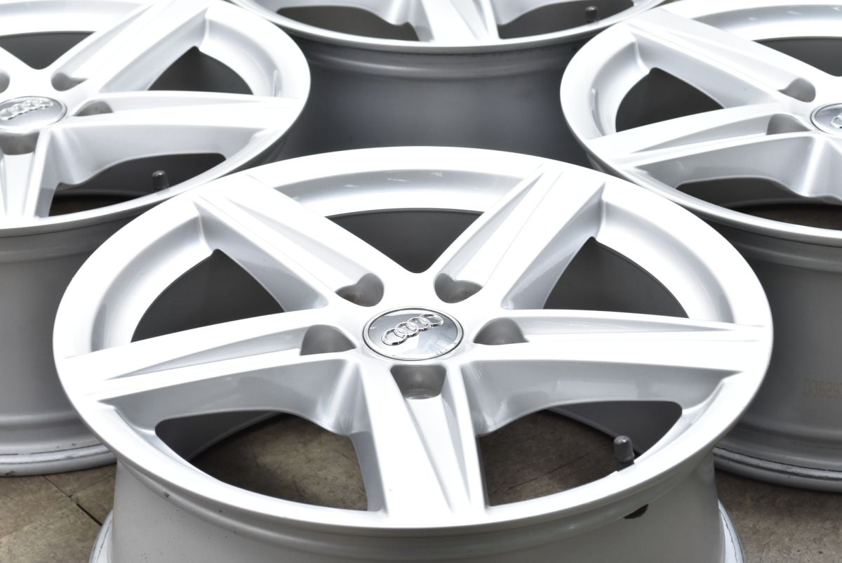 程度良好 アウディ 8V型 A3 純正 16in 7J 48 PCD112 アルミホイール4本セット 品番 8V0601025CR 交換用 スタッドレス用にも