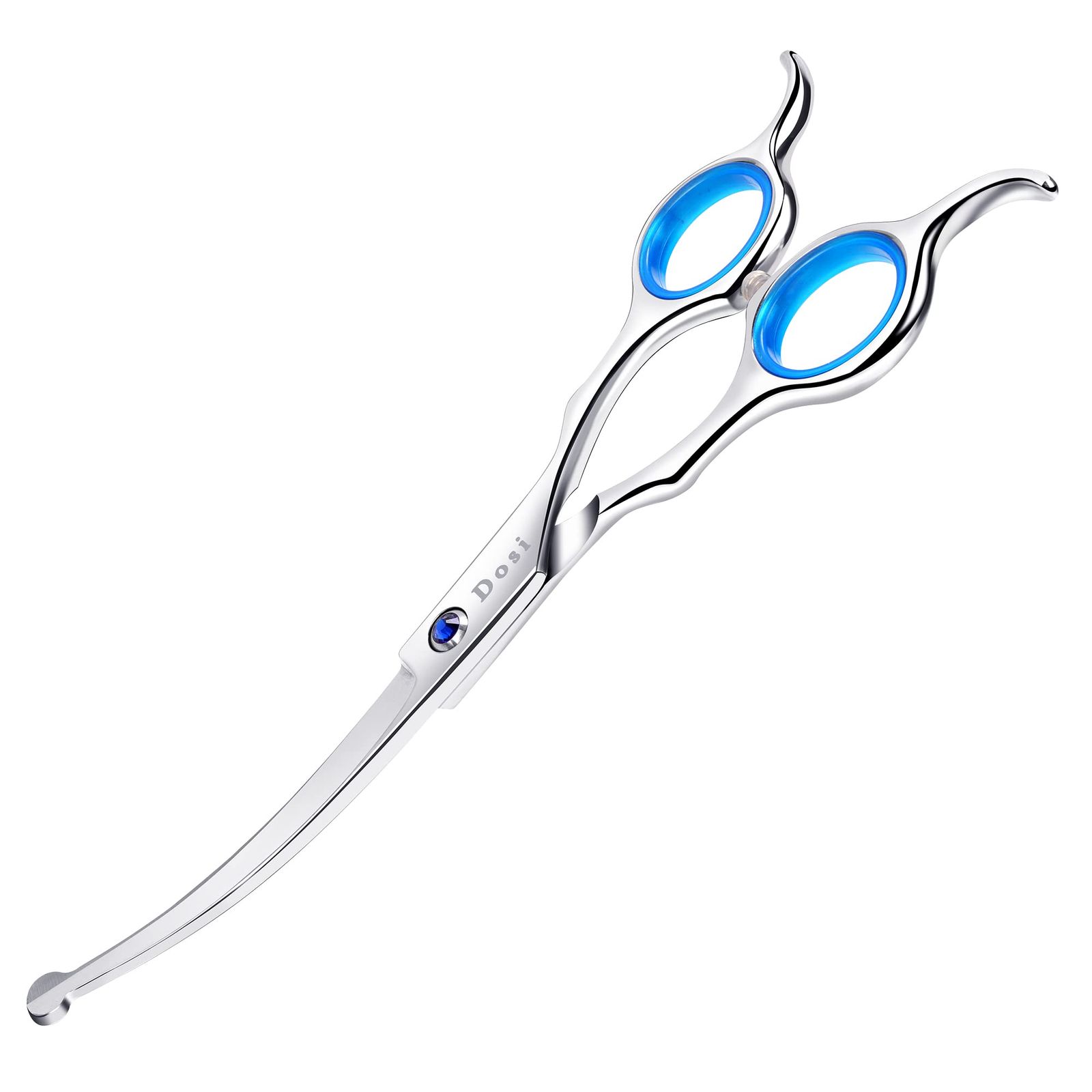 Dosi 7インチ カーブシザー トリミングシザー 下向き＆上向き兼用 丸い