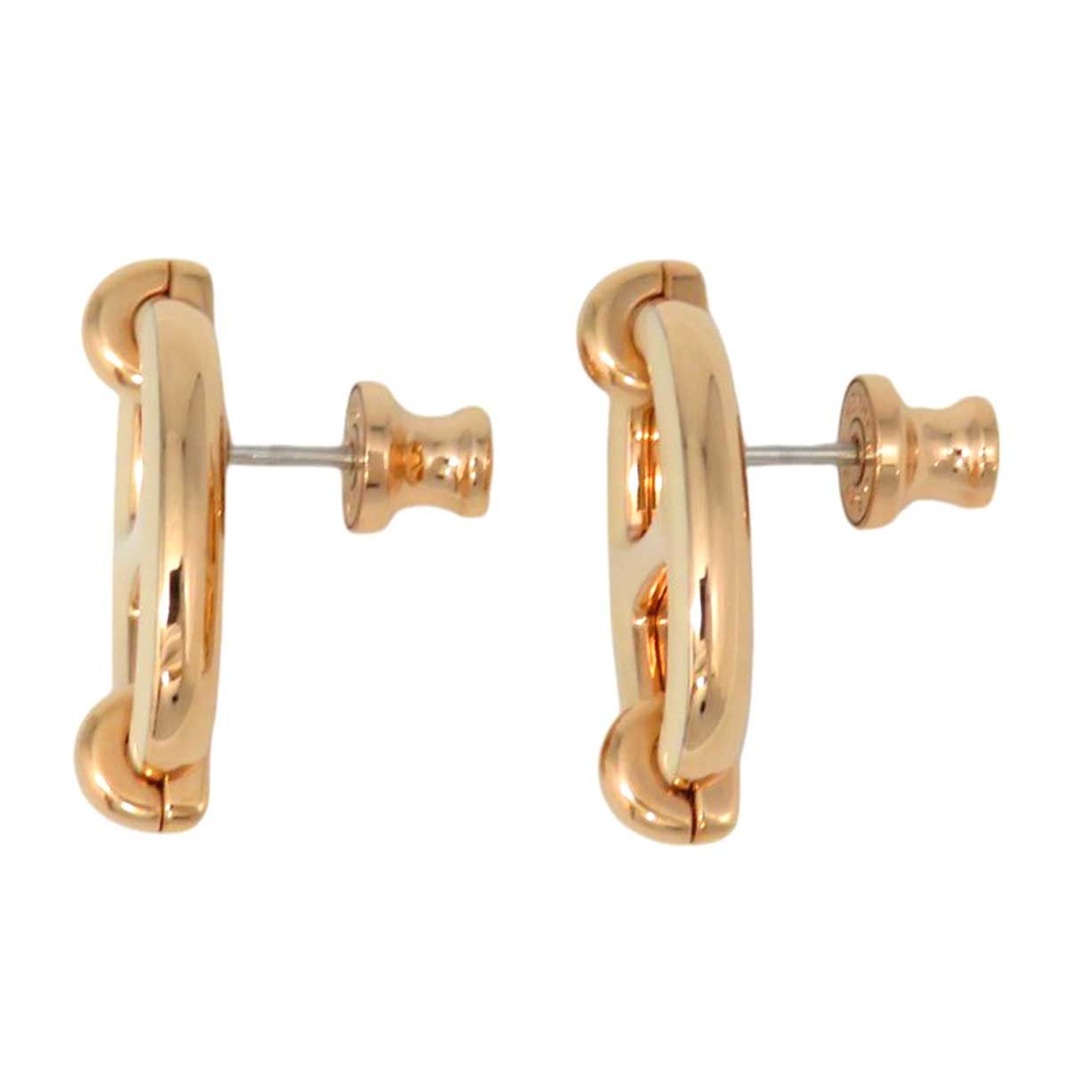 エルメス ミニ マイヨン ピアス メタル ユニセックス アイボリー  