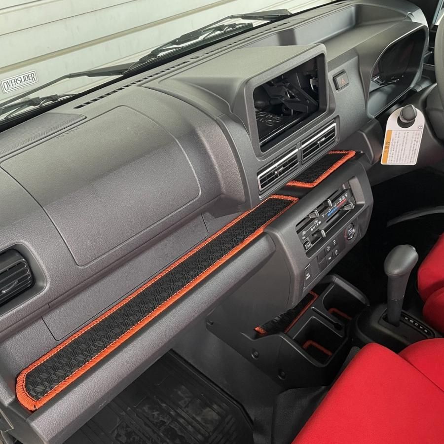 ダイハツ ハイゼット/ハイゼットジャンボ MC後 (S500P/S510P)専用 ラバーインテリアマット 2Pセット DAIHATSU HIJET 軽トラック 軽トラカスタム