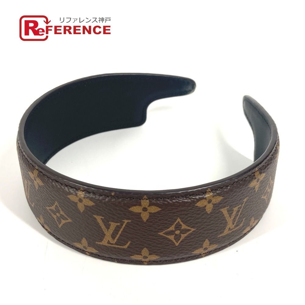 LOUIS VUITTON ルイヴィトン カチューシャ ヘッドバンド LV アウトライン M94557 モノグラムキャンバス ブラウン