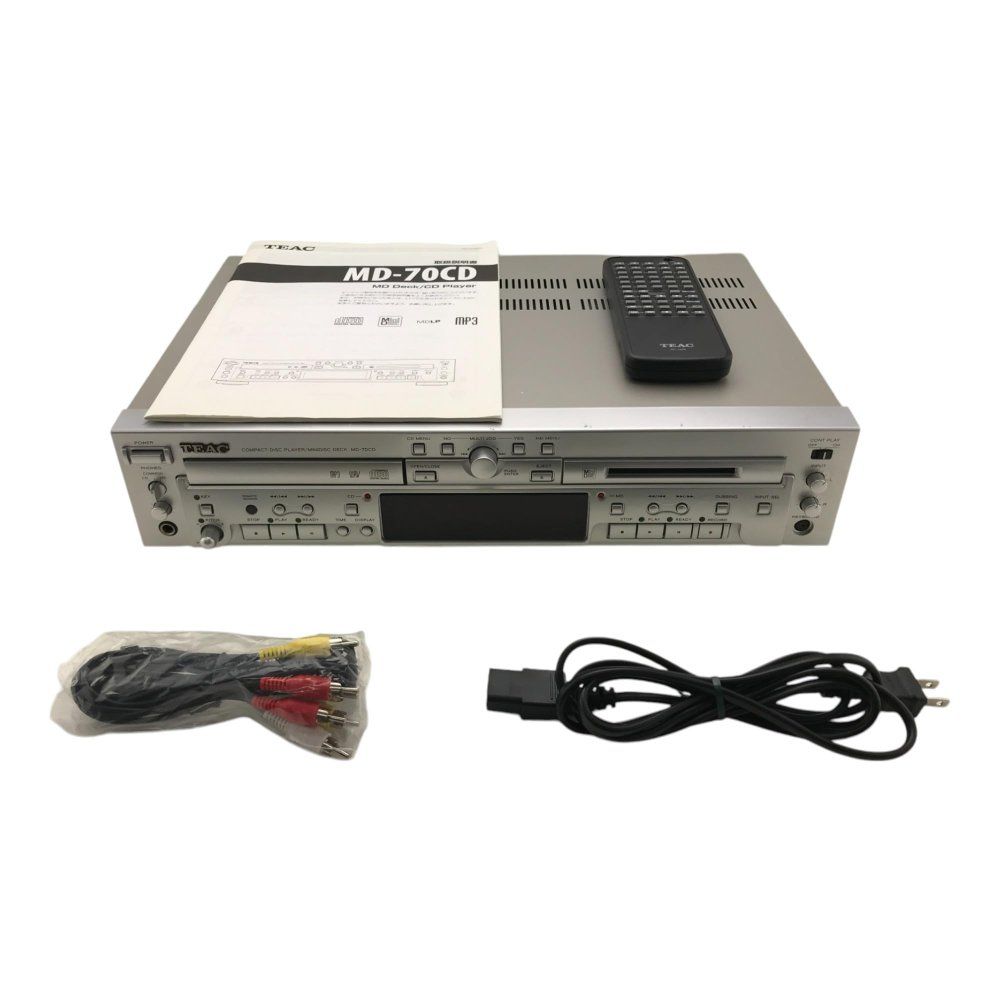 TEAC CDプレーヤー/MDレコーダー シルバー MD-70CD-S TEAC CD