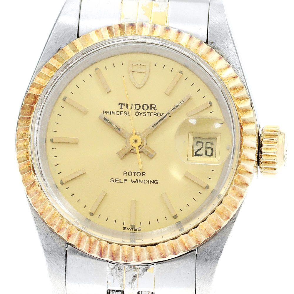 チュードル TUDOR 92413N プリンセス オイスターデイト YGベゼル cal.2671 自動巻き レディース_879228