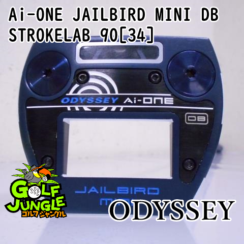 【中古】パター オデッセイ Ai-ONE JAILBIRD MINI DB STROKELAB 90[34]  3 パター スチールシャフト おすすめ メンズ 右 [3748]