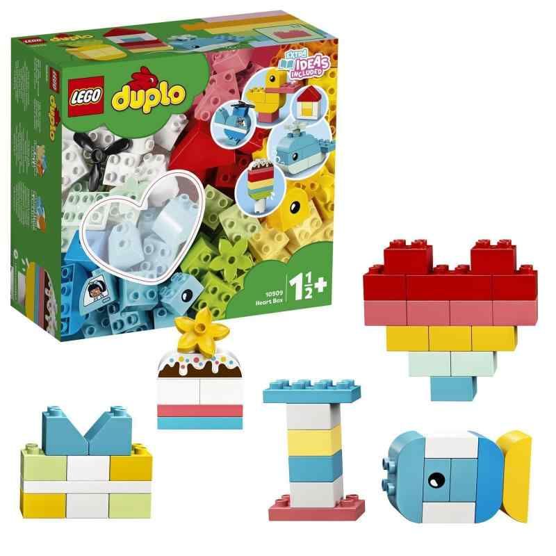 レゴ LEGO デュプロ デュプロのいろいろアイデアボックス-lt-ハート-gt- 10909 おもちゃ ブロック プレゼント幼児 赤ちゃん 男の子 女の子 1歳半以上 2020年発売モデル