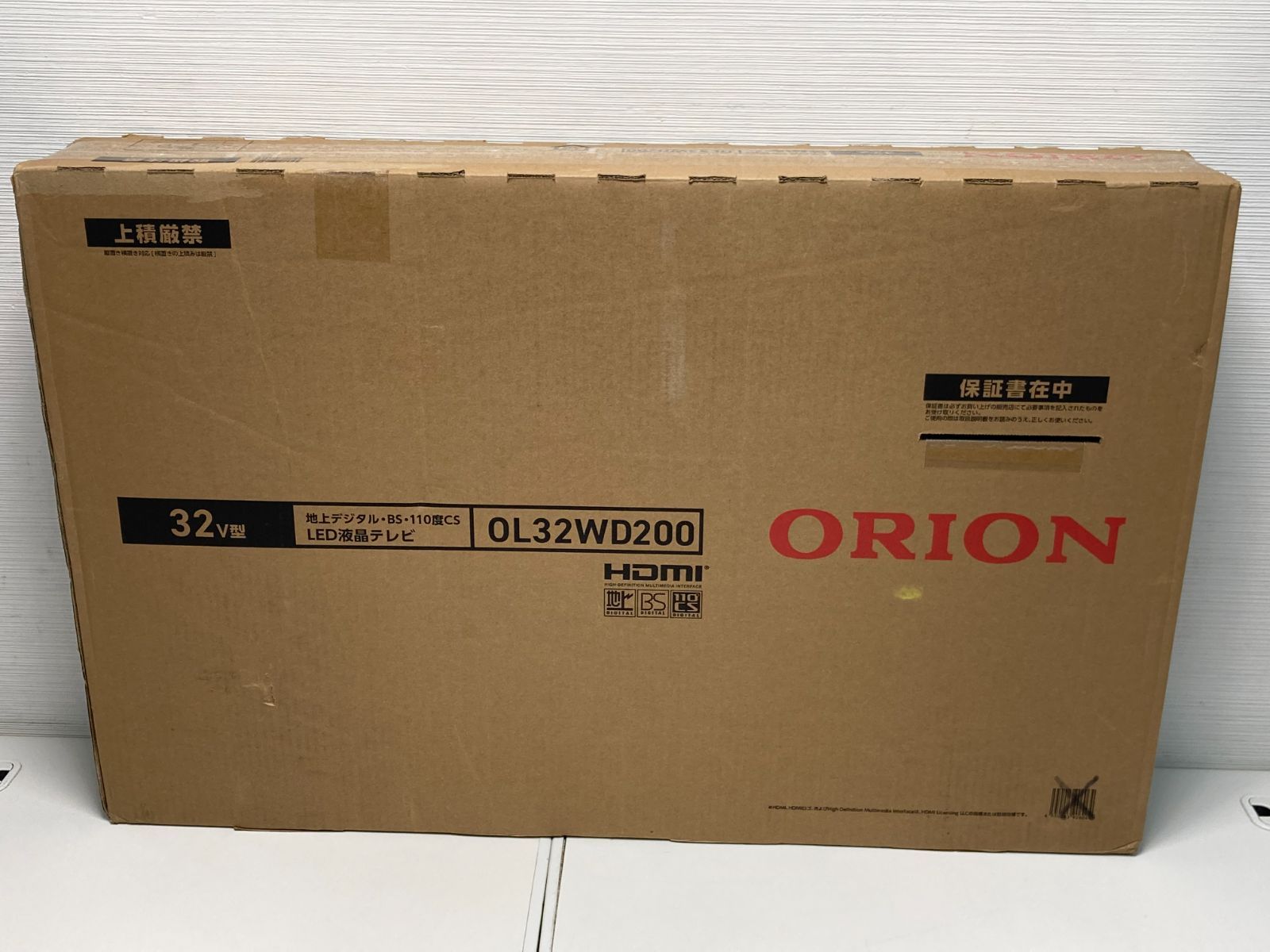 □未使用品□ORION オリオン 32型 32インチ 32V OL32WD200 地上