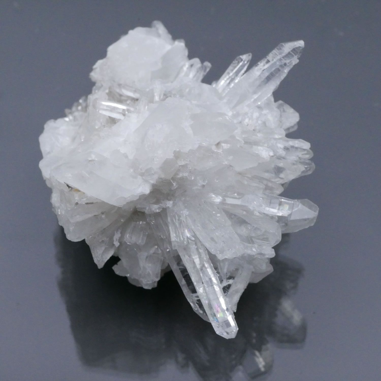 四川省産 菊花水晶 クラスター 1点物 約73g 天然石・置き物 空間
