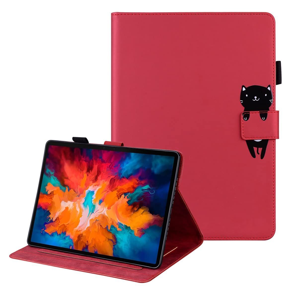 【数量限定】11.0インチ カバー スカード収納 カバー タブレット スタンド機能 P11 P11 傷つけ防止 P11 Lenovo Lenovo 2020発売 かわいい動物 ケース Lenovo ケース ケース Tab Tab Tab P11 Plus Pl