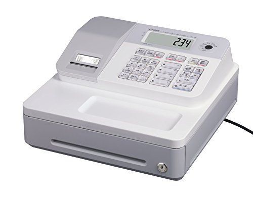 【中古】カシオ レジスター 4部門 小型ドロア SE-G2-WE ホワイト