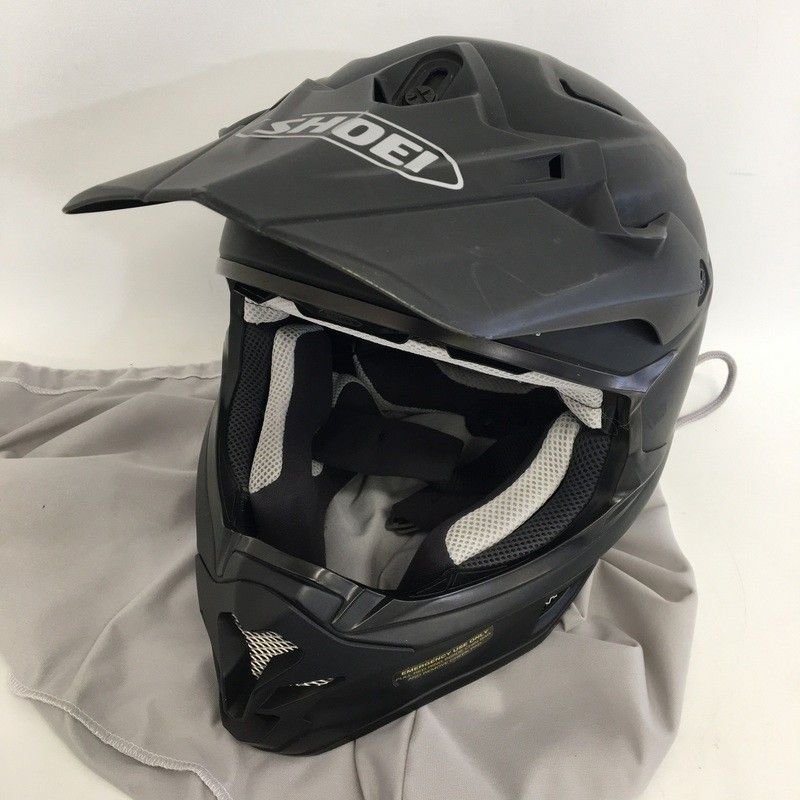 SHOEI ショウエイ VFX-W オフロードヘルメット 除菌消臭済 Mサイズ マットブラック モトクロス オートバイ レーシング ライディング バイカー バイク用品 TA3420