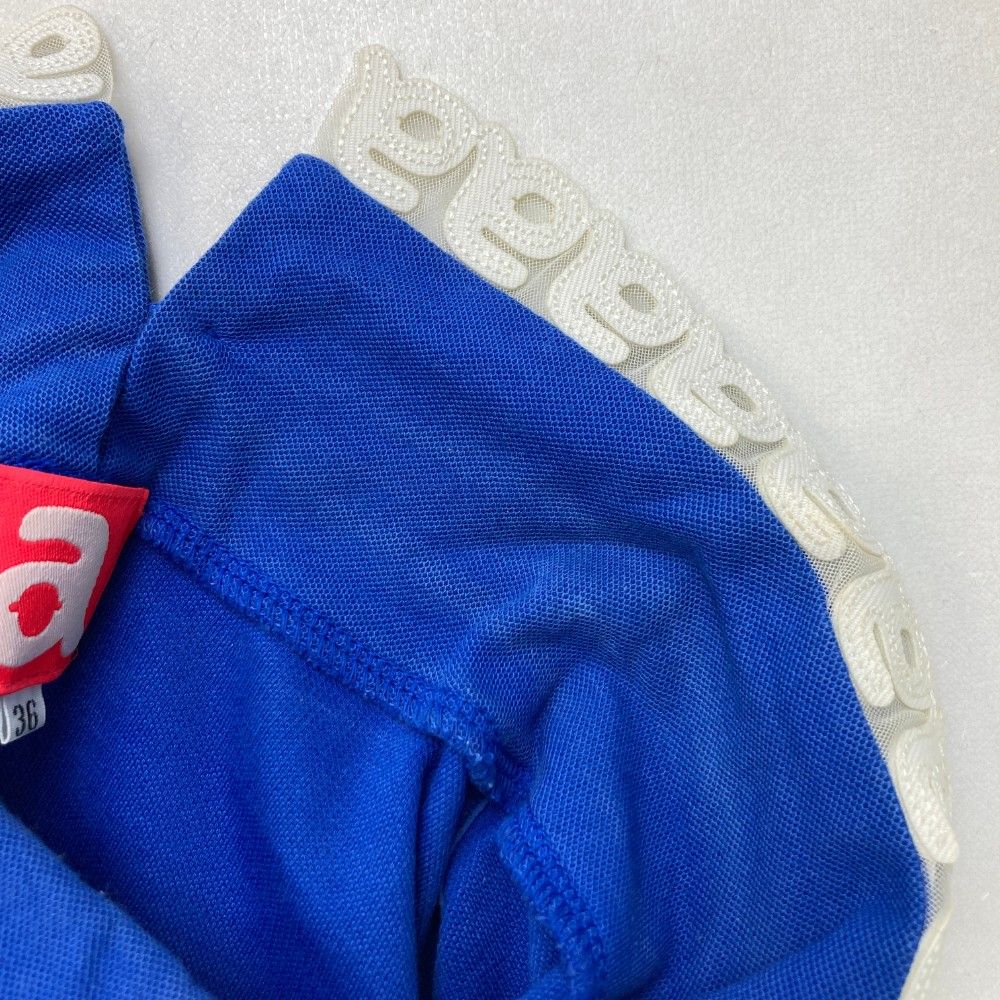 サイズ：36 ARCHIVIO アルチビオ 襟付き 半袖Tシャツ ブルー系