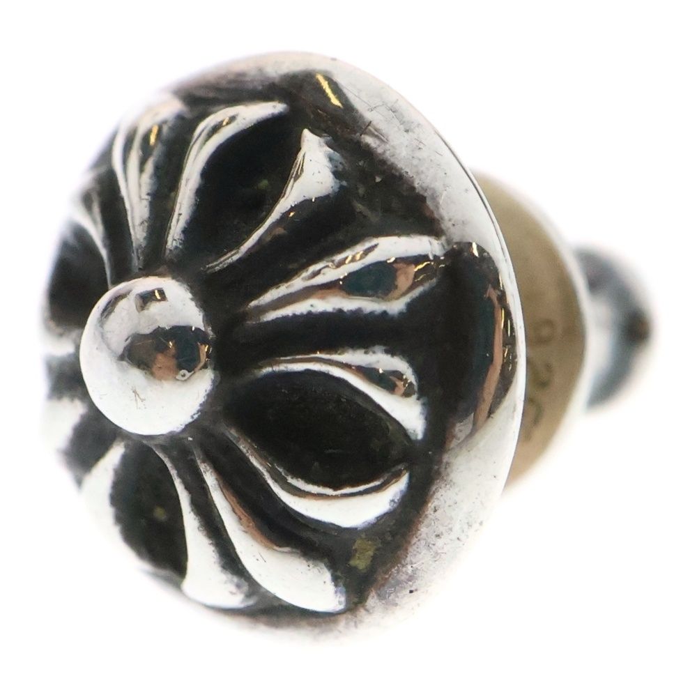 CHROME HEARTS クロムハーツ STUD CRSBLL クロスボールスタッドピアス シルバー BCA110