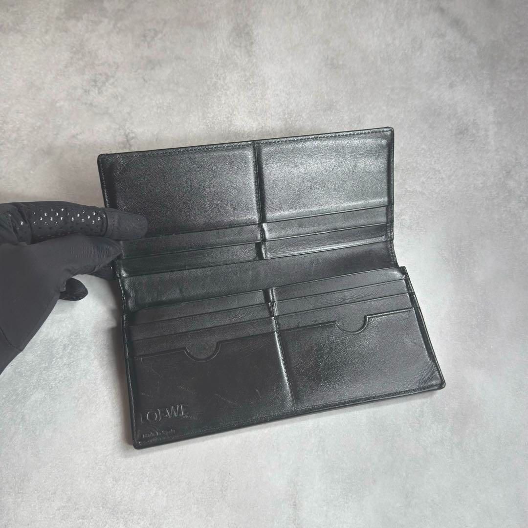 LOEWE ロエベ / エンボスアナグラムロングウォレット 10980978 LOEWE ロエベ / エンボスアナグラムロングウォレット 長財布 レザー