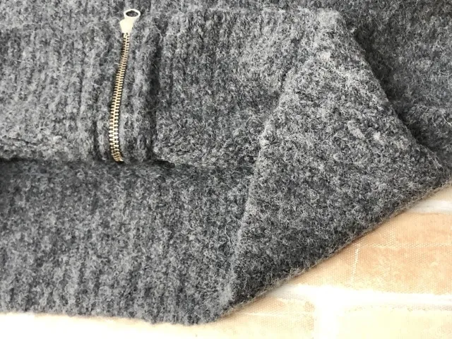 Paloma wool パロマウール グレー ジップアップニットセーター Paloma
