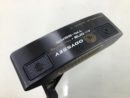 オデッセイ Ai-ONE MILLED TRI-BEAM DOUBLE WIDE T CH 34インチ パター PT STROKE LAB 90 スチール フレックスその他 メンズ 男性用 右利き 右用 Bランク ゴルフクラブ