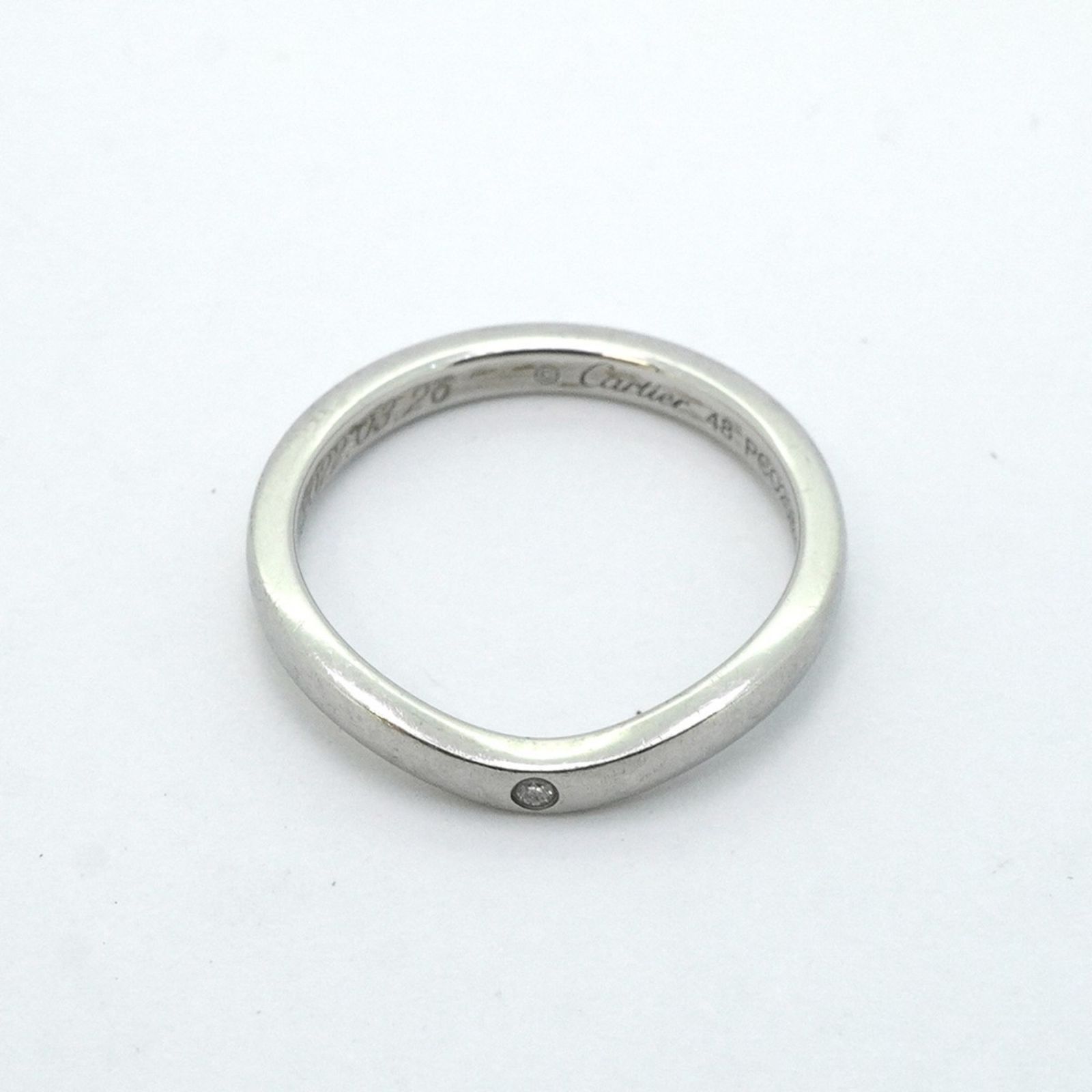 カルティエ(Cartier) カルティエ リング バレリーナ 3PD Pt950  